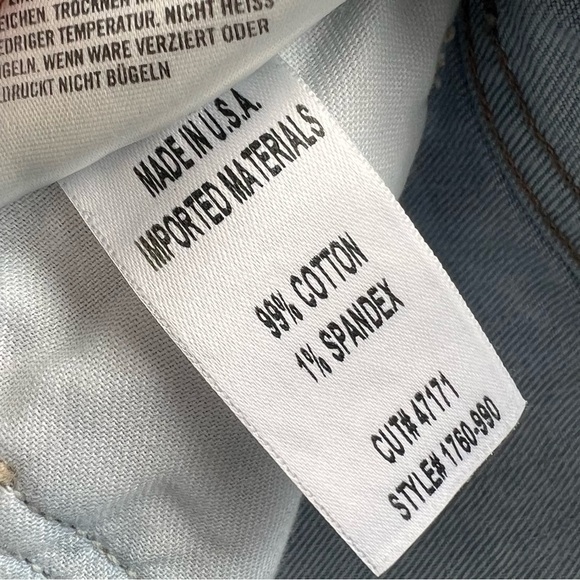 2/25 Citizens Of Humanity Vintage Floral Denim Blue Jeans High Rise Olivia 26 - Picture 7 of 8